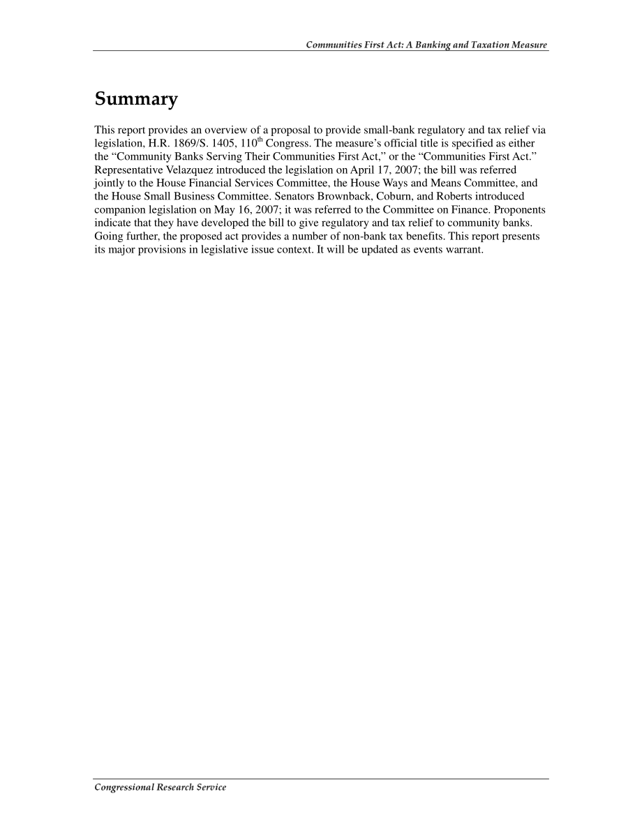 [20070703]RS22210_社区第一法案：银行和税收措施.pdf_第2页