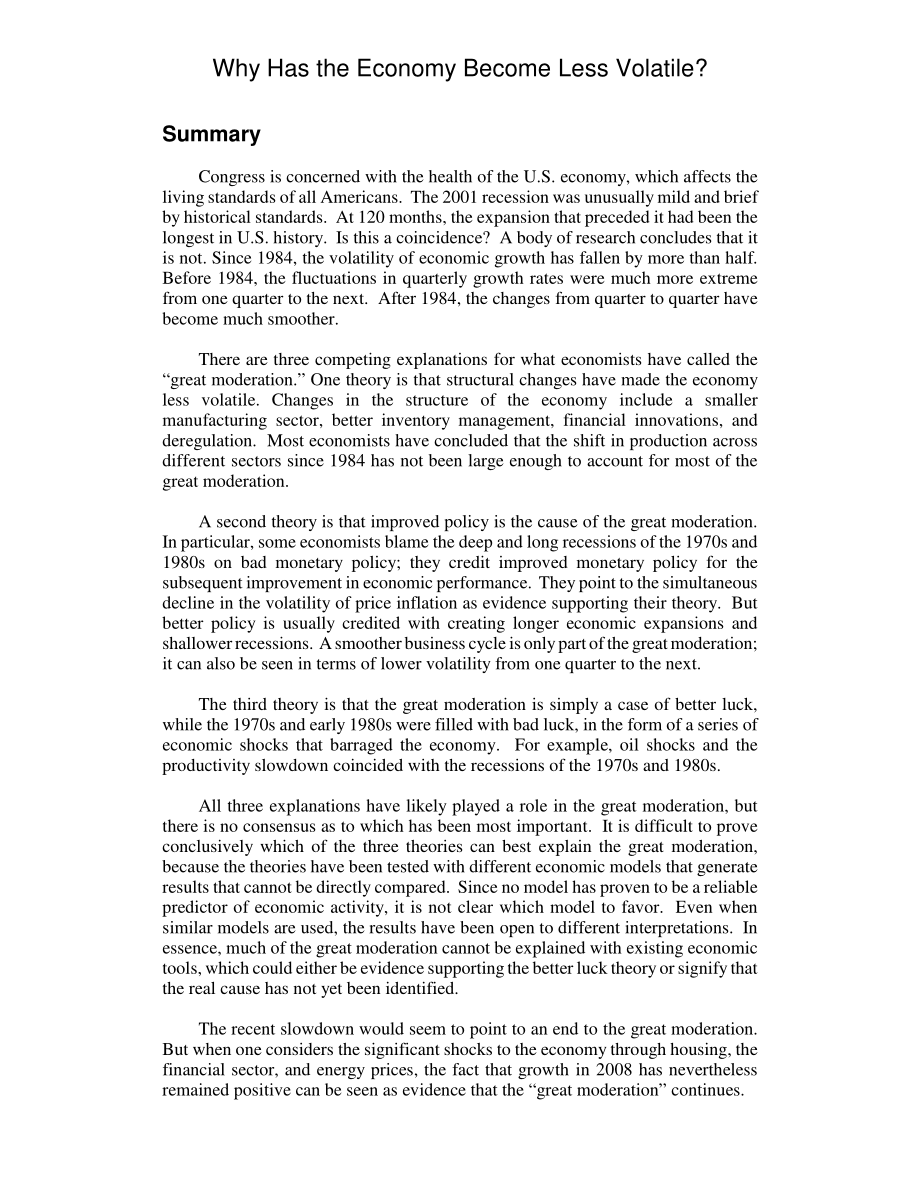 [20080801]RL33959_为什么经济变得不那么动荡？.pdf_第2页