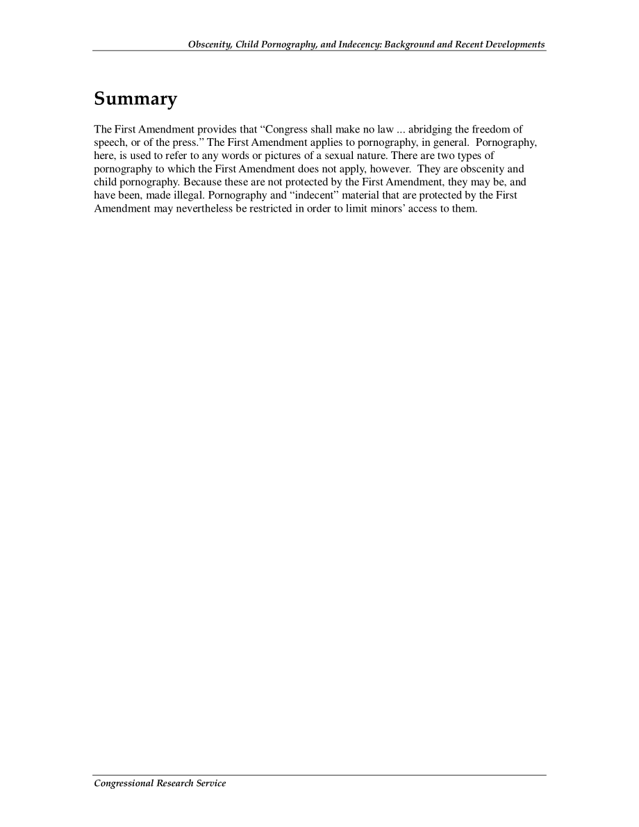 [20100120]98-670_淫秽、儿童色情和猥亵：简要背景和最新发展.pdf_第2页