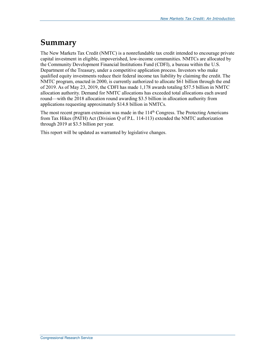 [20190627]RL34402_新市场税收抵免：简介.pdf_第2页