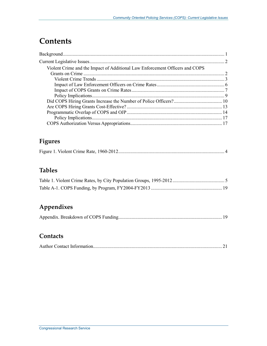 [20140113]R40709_面向社区的警务服务（COPS）：当前的立法问题.pdf_第3页