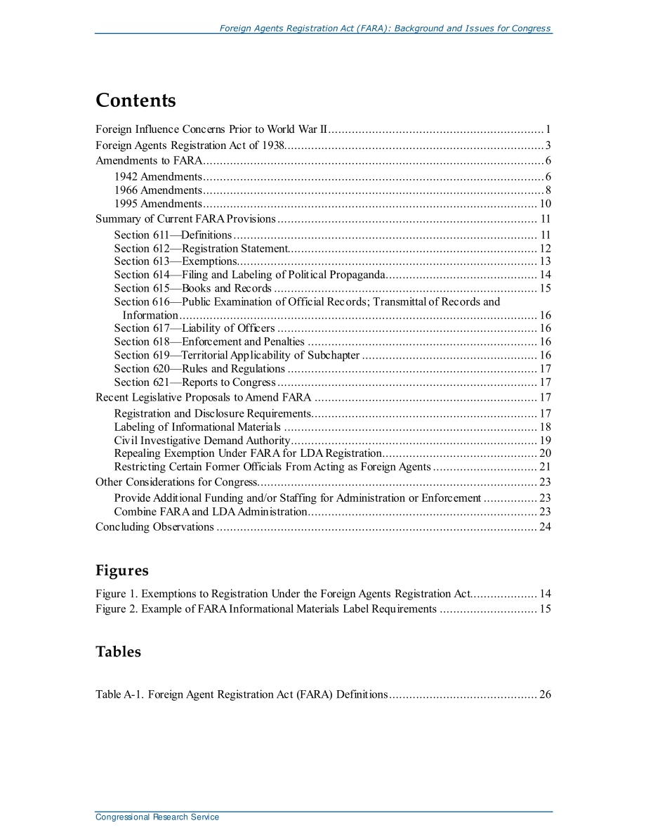 [20200630]R46435_《外国代理商注册法》（FARA）：国会背景和议题.pdf_第3页