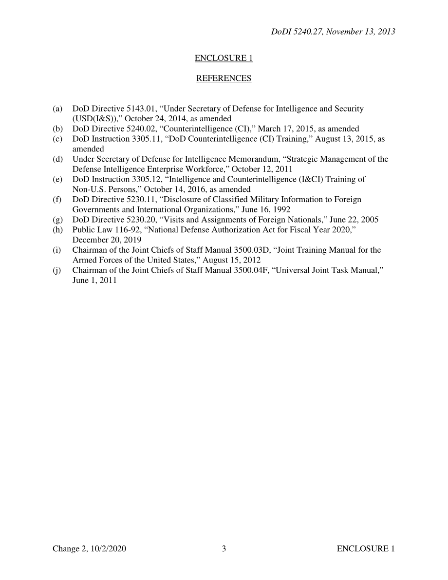 DoDI 5240.27 联合反间谍培训活动（JCITA）.pdf_第3页